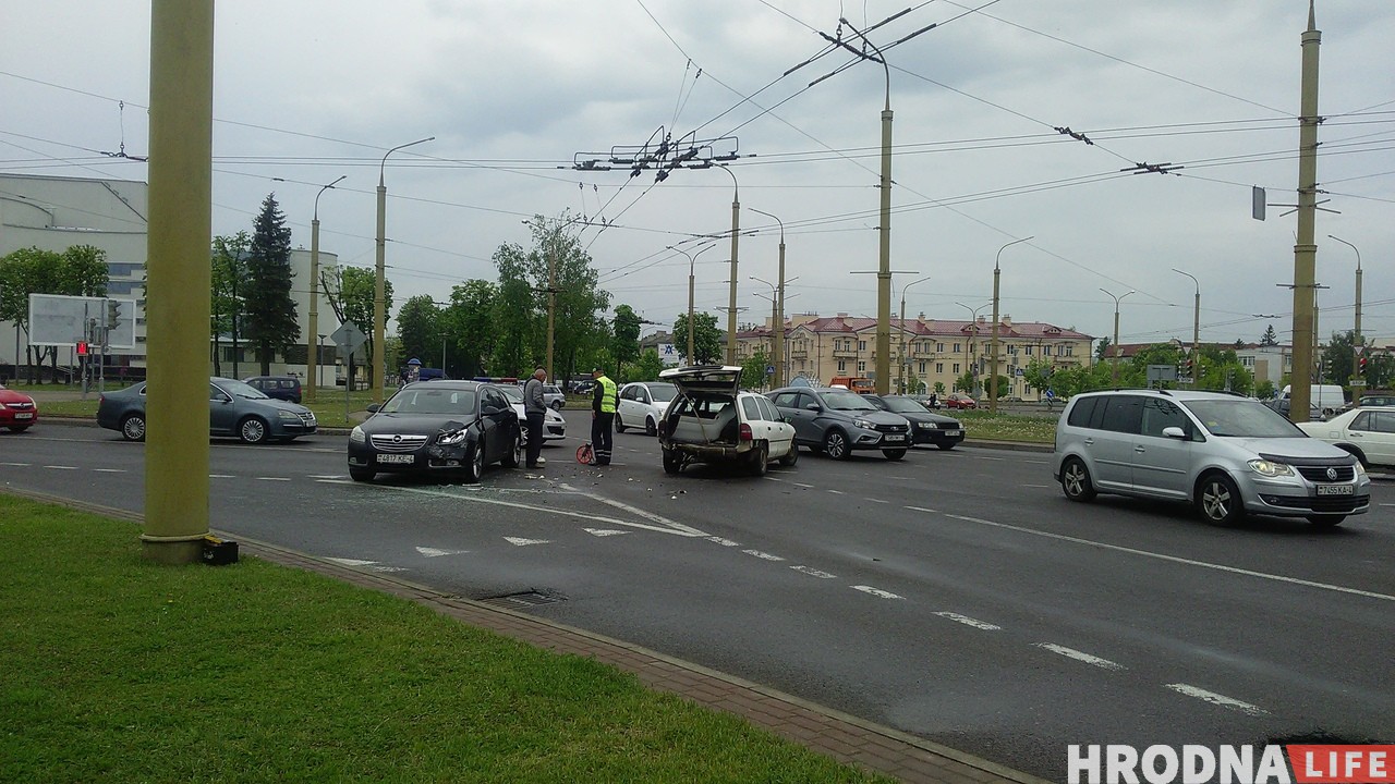 Смотрите, какая пробка была в Гродно 15 мая