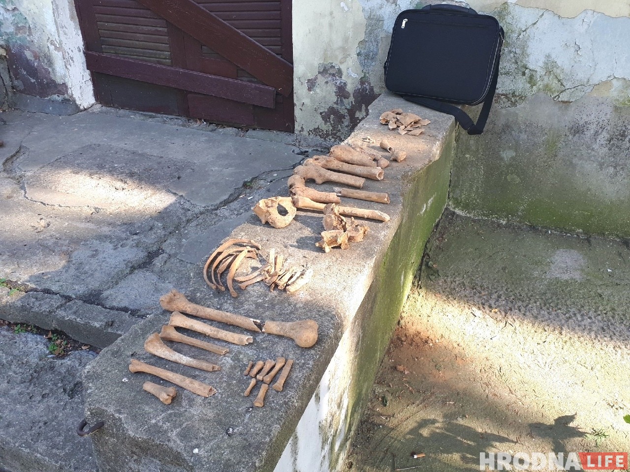 На Свярдлова ў час земляных работ знайшлі чалавечыя астанкі