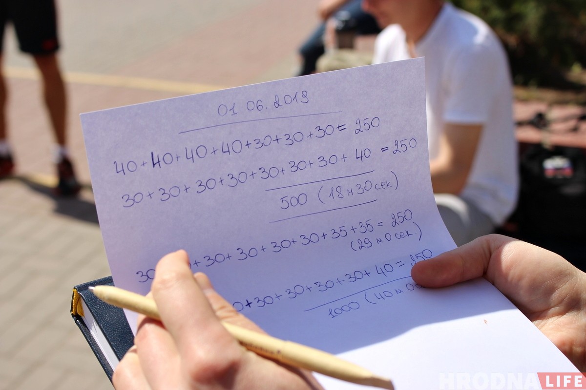 За гадзіну 1500 раз: гродзенец паставіў рэкорд горада па адцісканнях