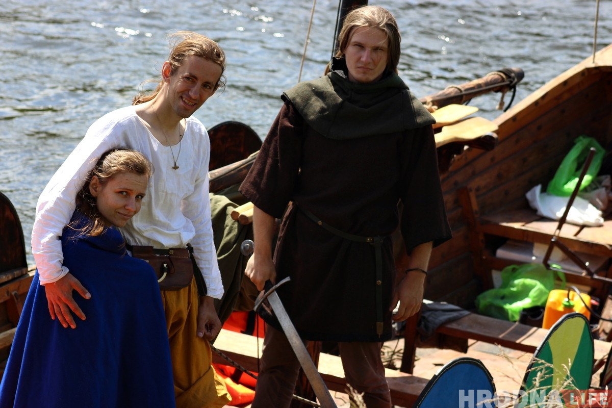 З баямі, але стартаваў: на Нёмане прэзентавалі суднаходны праект "Гарадзенскi ветразь"