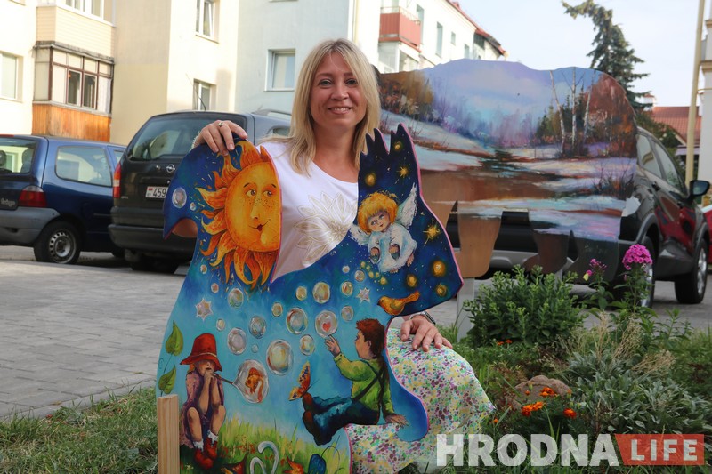  Святы Губерт сабраў сяброў і незвычайных звяроў  у дворыку на Кірава