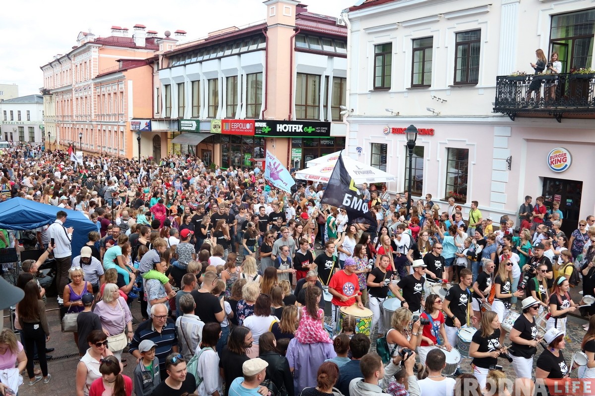 ФОТА: У Гродне прайшоў фестываль вулічнага мастацтва