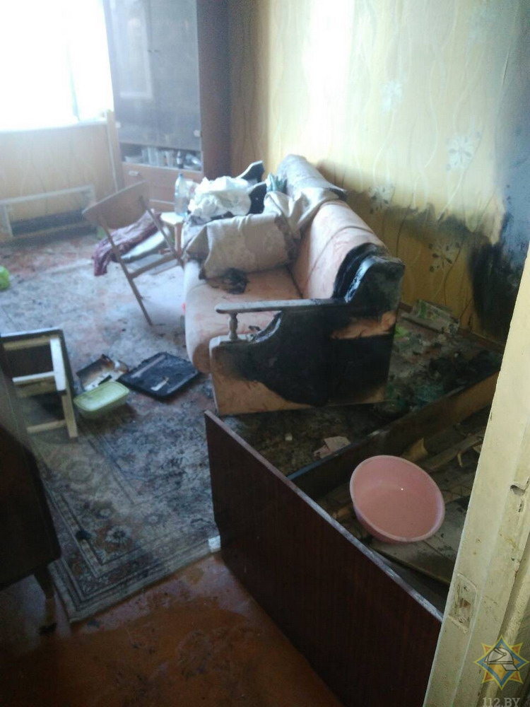 Гродзенец патушыў пажар у суседкі да прыезду МНС Гродзенец патушыў пажар у суседкі да прыезду МНС