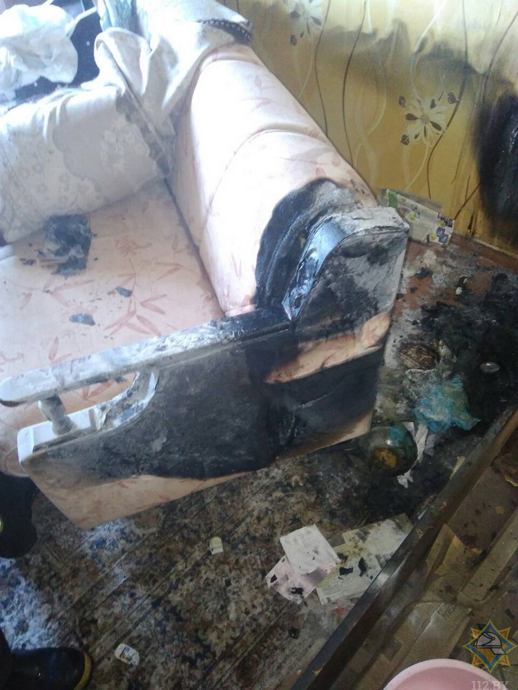 Гродзенец патушыў пажар у суседкі да прыезду МНС Гродзенец патушыў пажар у суседкі да прыезду МНС