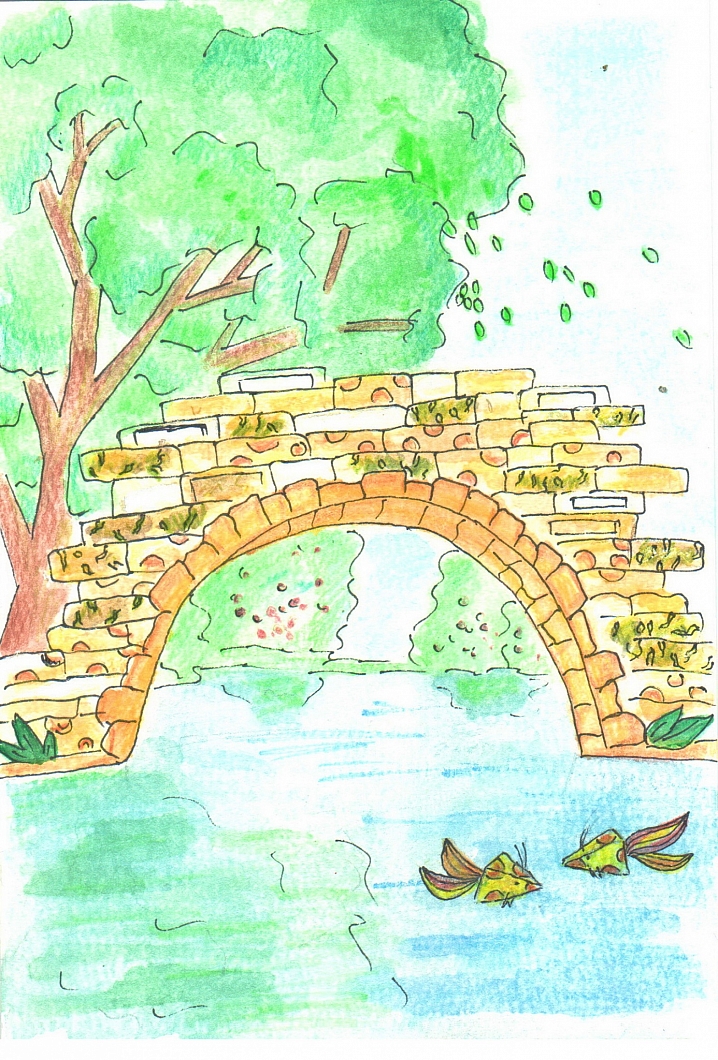 Старый замок - пирог, драмтеатр - паста. Иллюстраторка Альфа-Банка показала Гродно в виде еды