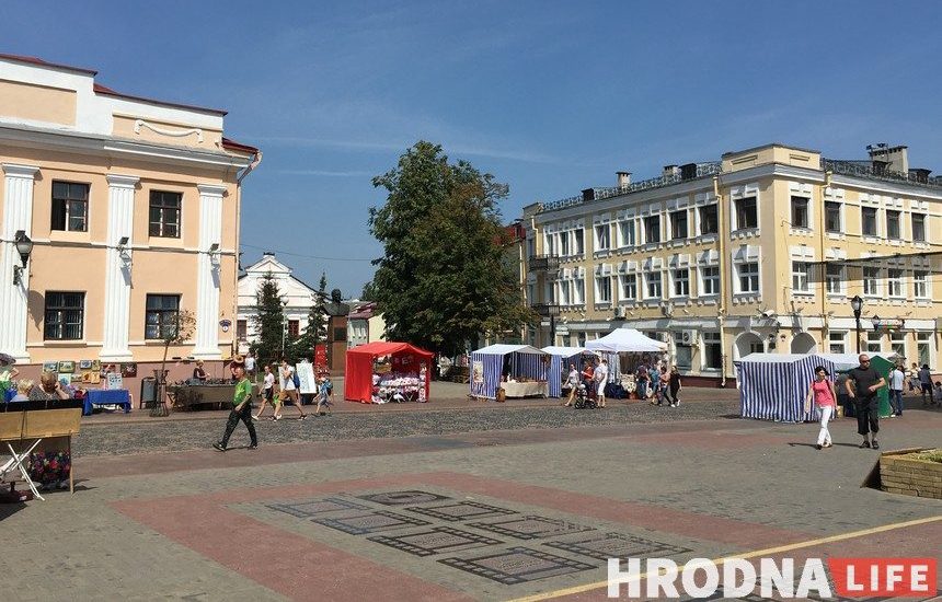 Гродзенскія рамеснікі: Мы не супраць аднатыпных намётаў, але на Чырвонаармейскую не паедзем