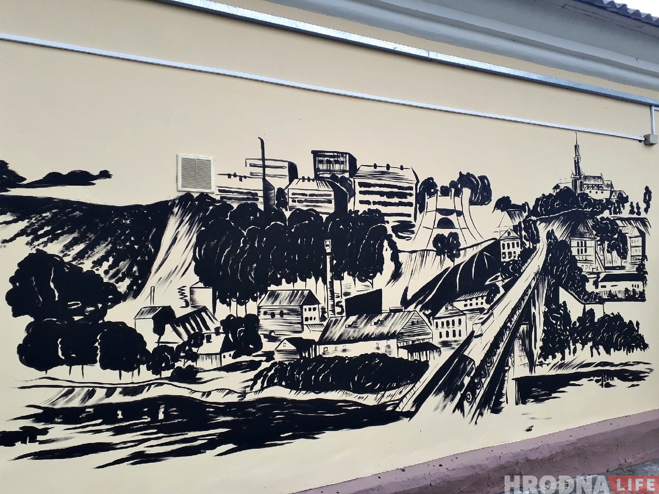 На Белуша появилось изображение панорамы Гродно