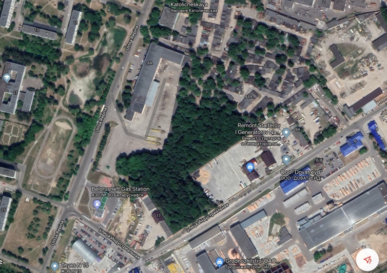 Парк Понятовского на Репина гродненцы не увидят