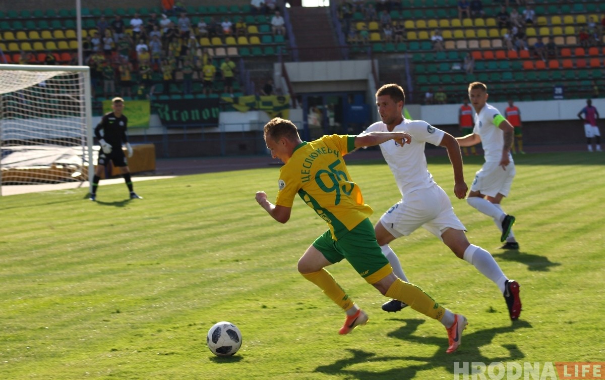 Няўдалая гульня ў Гродне працягваецца: "Нёман" на сваім полі прайграў мінскаму "Дынама"