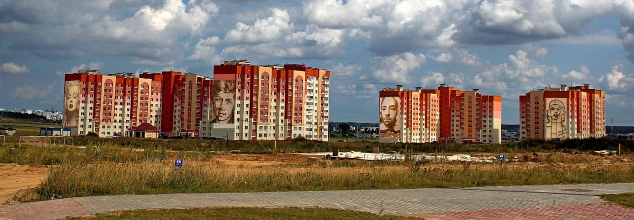 Многоэтажки в Гродно хотят украсить муралами с вытинанкой