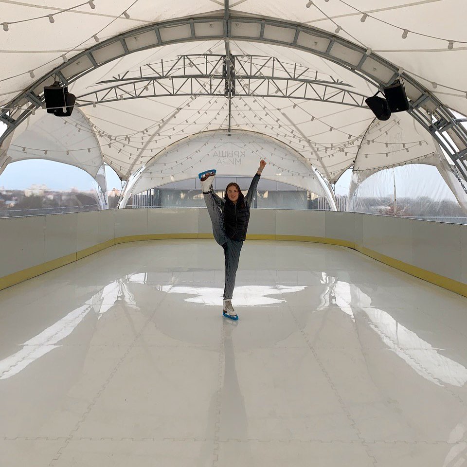 На даху гандлёвага дома "Нёман" адкрыецца каток