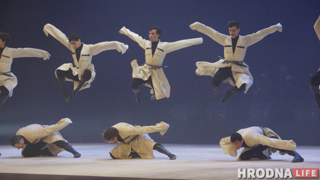 Грузія з дастаўкай у Гродна. У філармоніі выступіў балет Сухішвілі