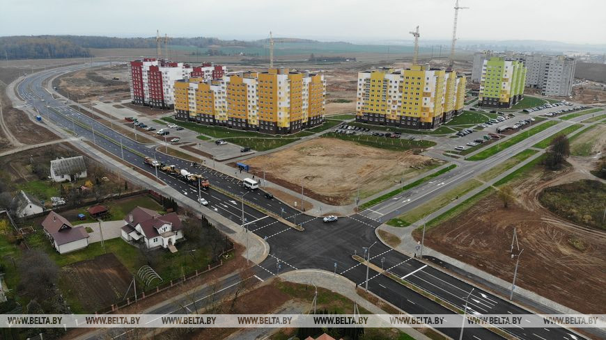 В Гродно открыли улицу Саяпина - главную в новых Грандичах