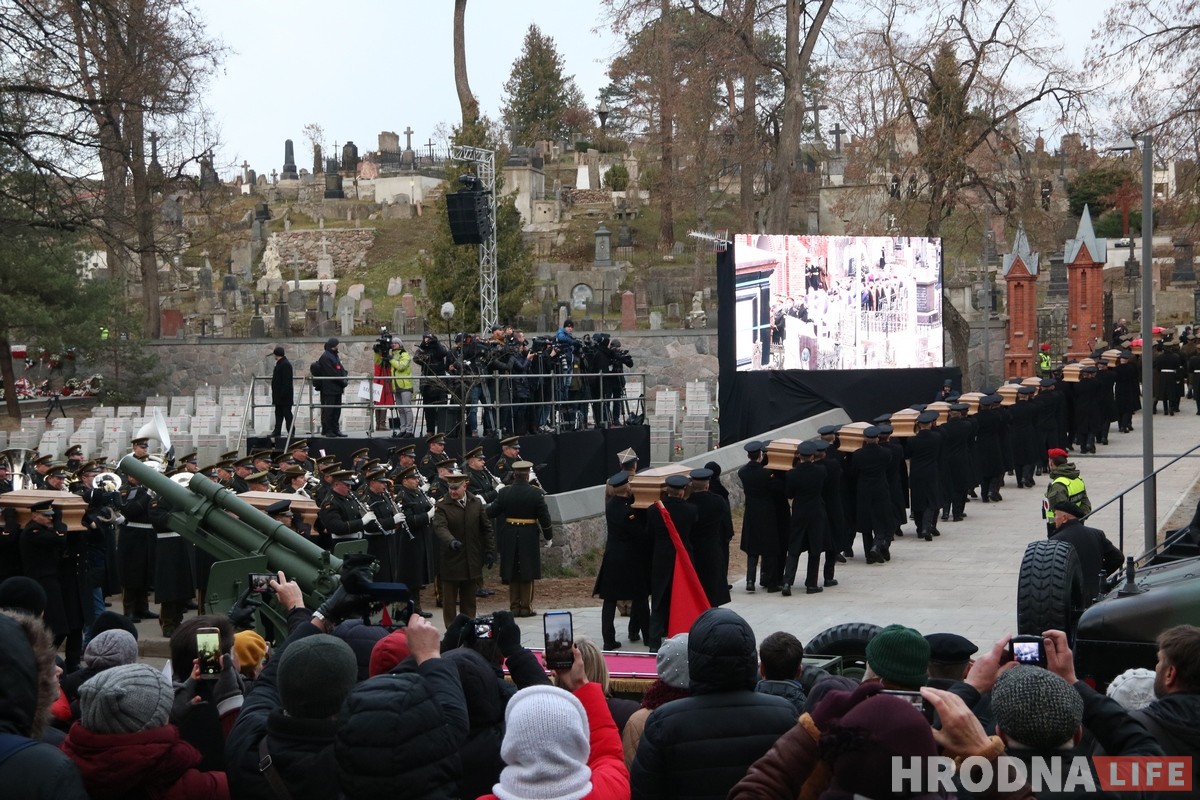 Як у Вільні прайшло перапахаванне Кастуся Каліноўскага і іншых паўстанцаў