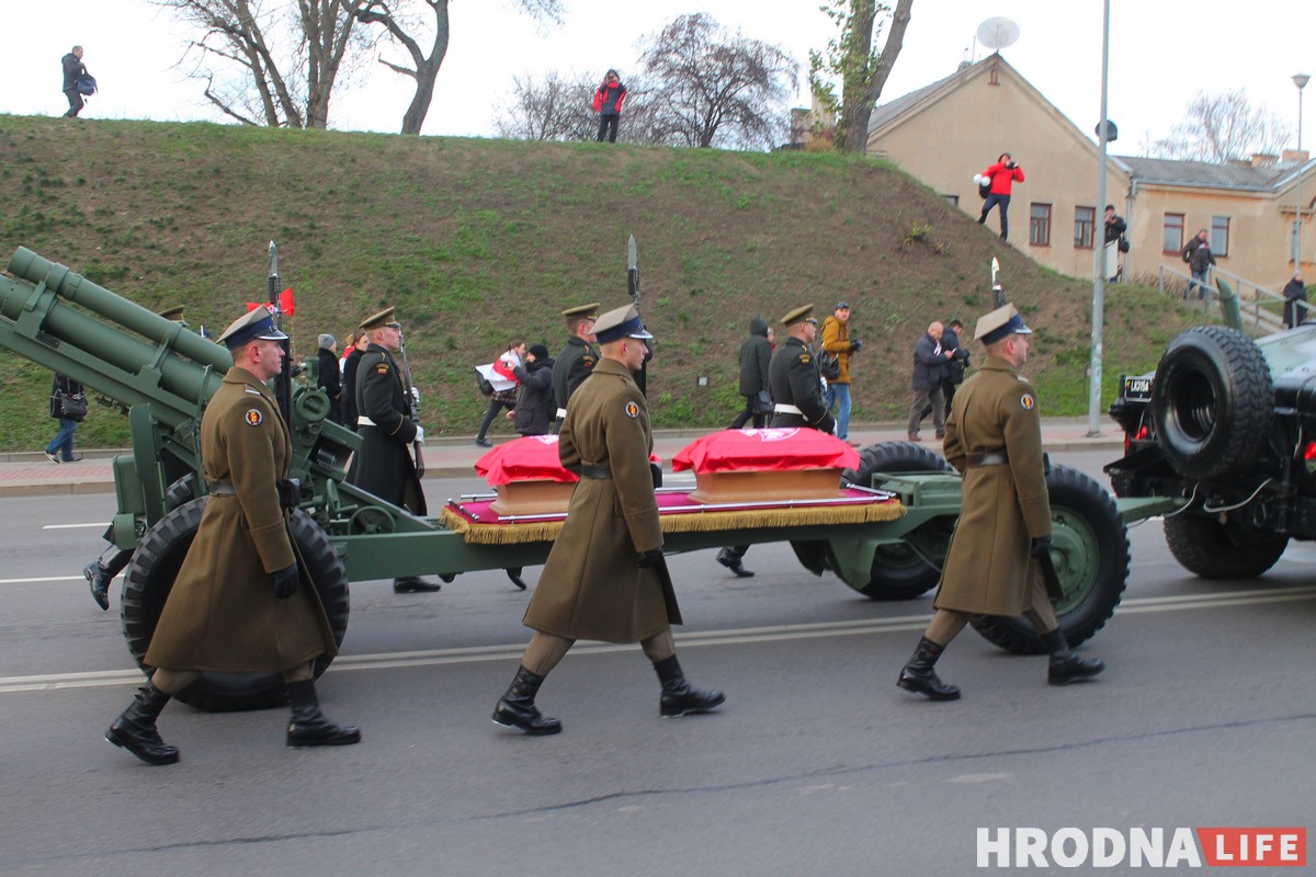 Как в Вильнюсе прошло перезахоронение Кастуся Калиновского и других повстанцев