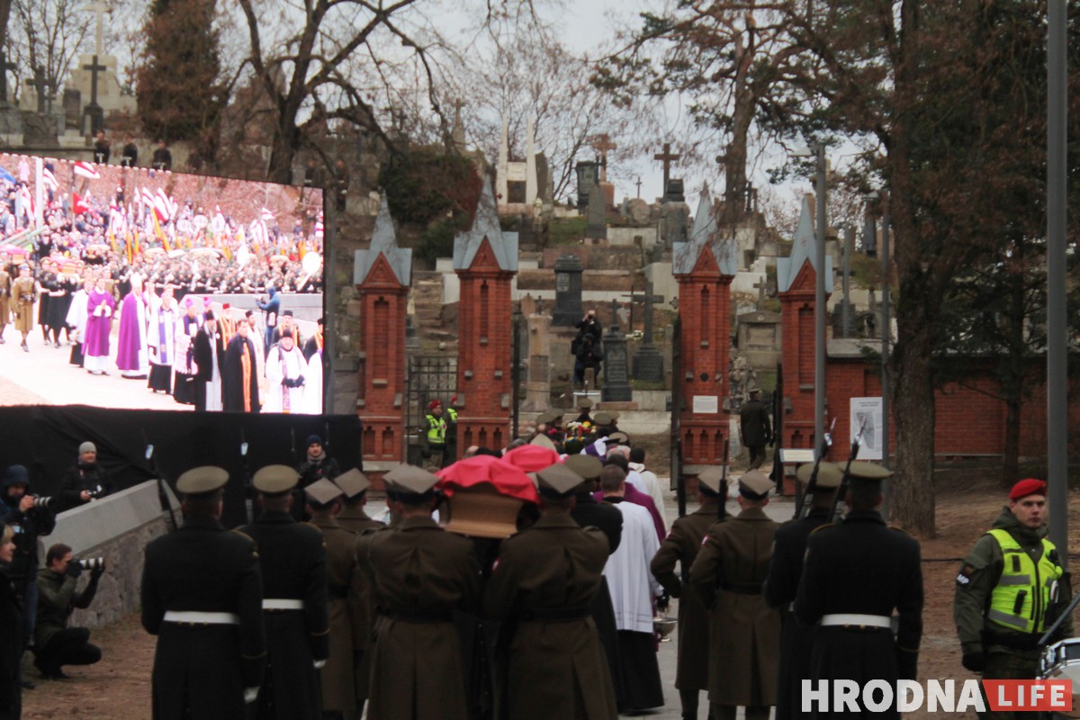 Как в Вильнюсе прошло перезахоронение Кастуся Калиновского и других повстанцев