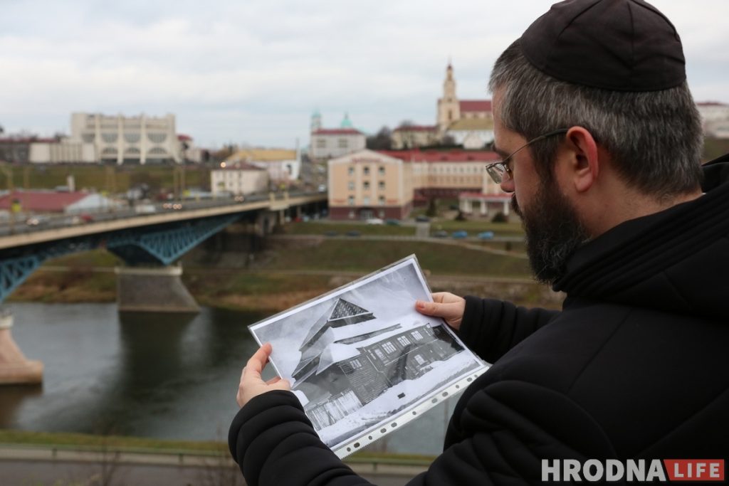 «А дзе ў вас ешыва і сінагога?» Разам з рабінам распавядаем пра знакавыя месцы занёманскай часткі Гродна