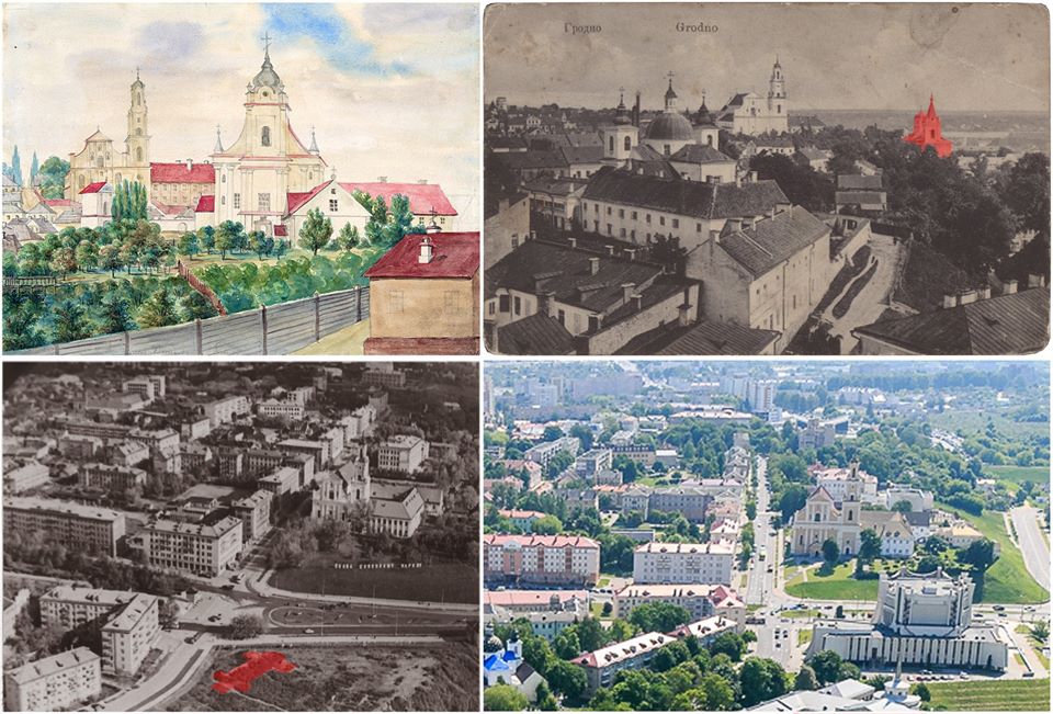 Што было на месцы драмтэатра? Глядзі віртуальную рэканструкцыю кляштара бернардынак