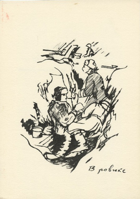 "Это кажется невероятным". В Гродно нашли фронтовые рисунки Василя Быкова