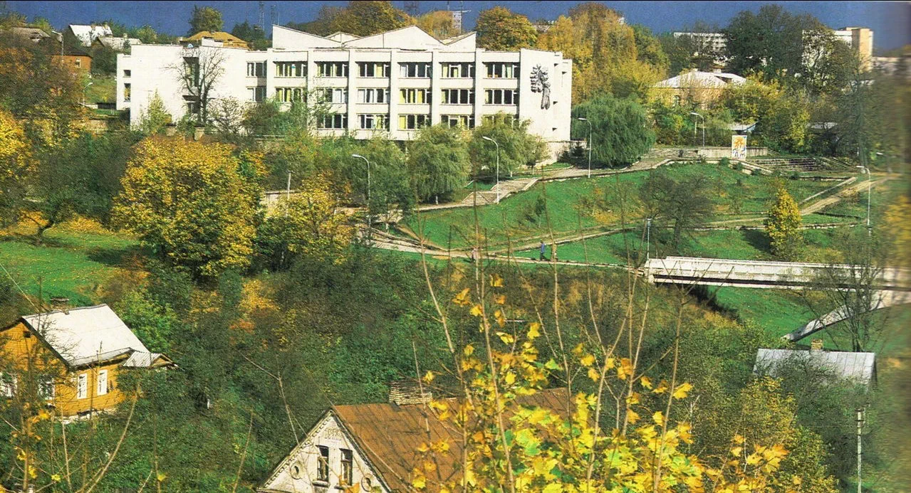 Былы Палац піянераў у Гродне. Сёння абласны Палац творчасці дзяцей і моладзі