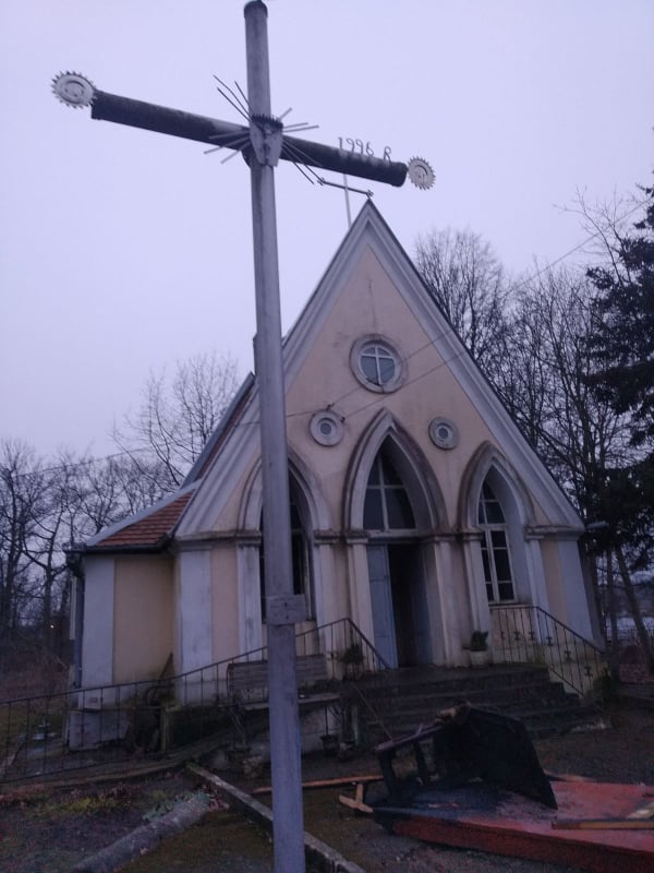 В Святске горела часовня напротив дворца Воловичей (обновлено)