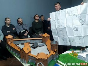 Якім быў замак Вітаўта? Ігар Лапеха распачаў цыкл лекцый пра гродзенскі Стары замак