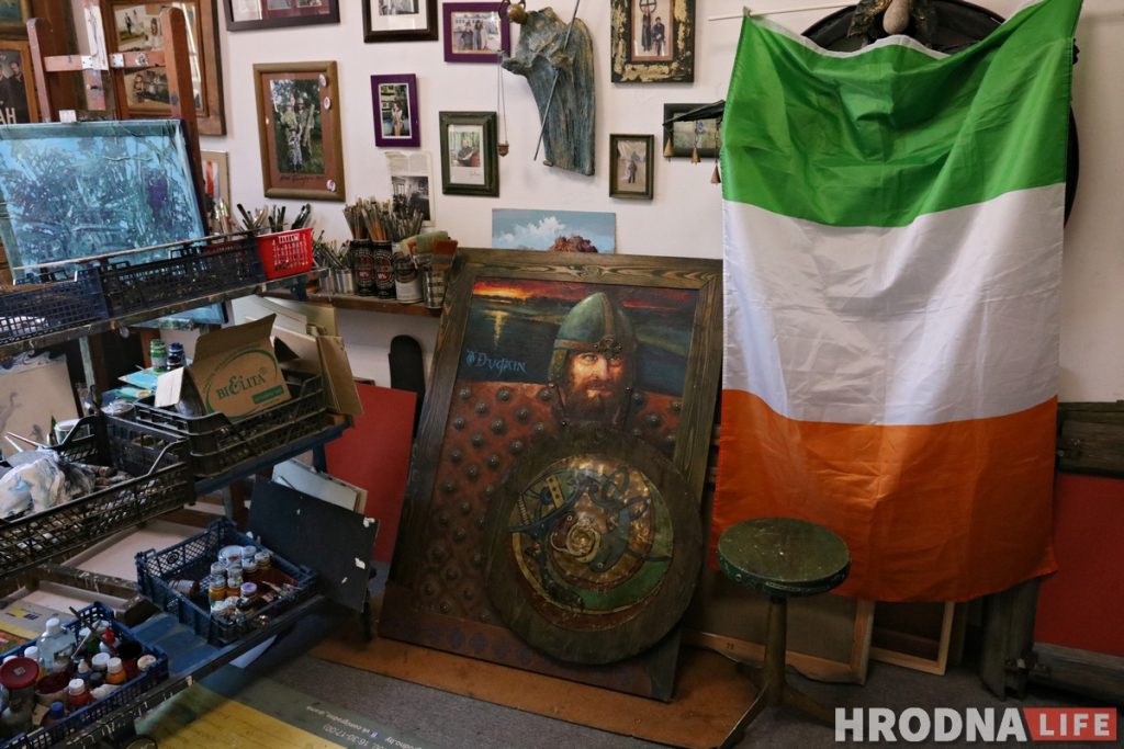 Изображение Патрика - князя гродненского. Работа художника Алеся Сурова. Фото: Hrodna.life