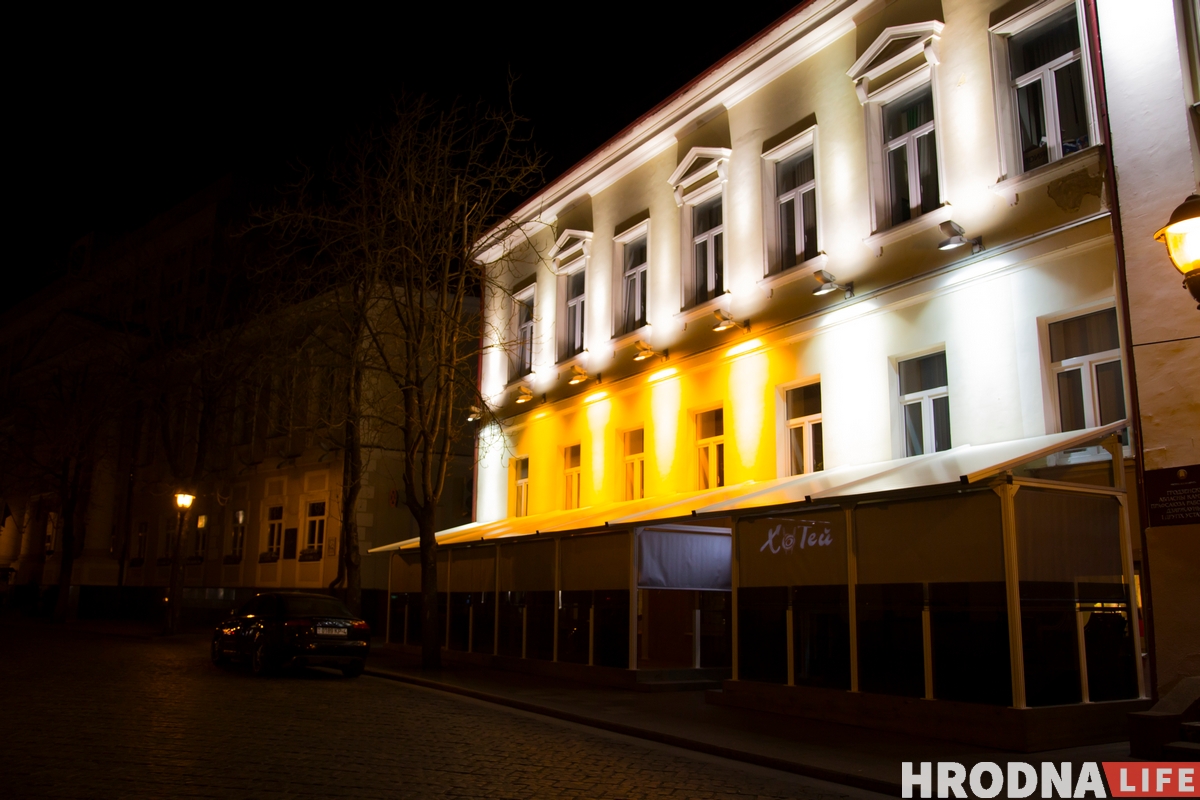 ФОТО: Как выглядит ночной Гродно на выходных во время пандемии