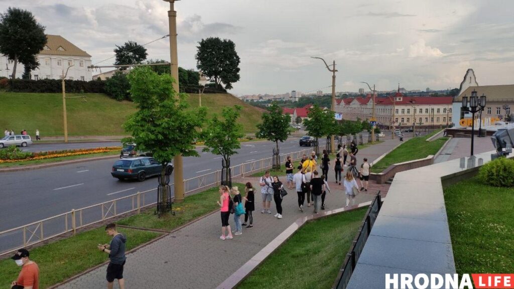 У Гродне адбылася акцыя салідарнасці з затрыманымі