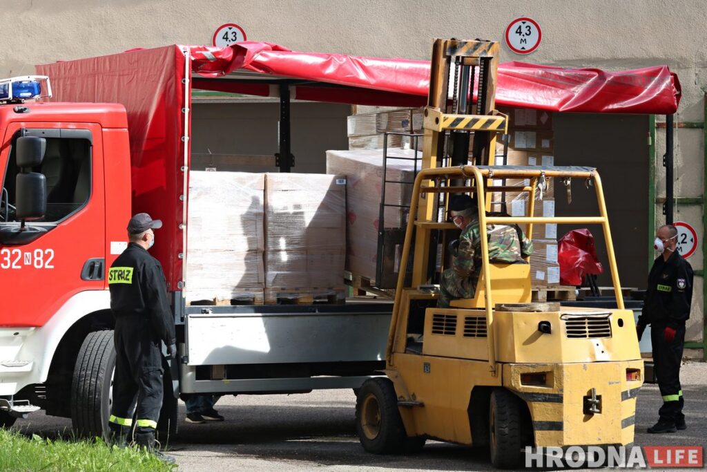 У Гродна прыбыла гуманітарная дапамога з Польшчы на ​​809 тысяч рублёў