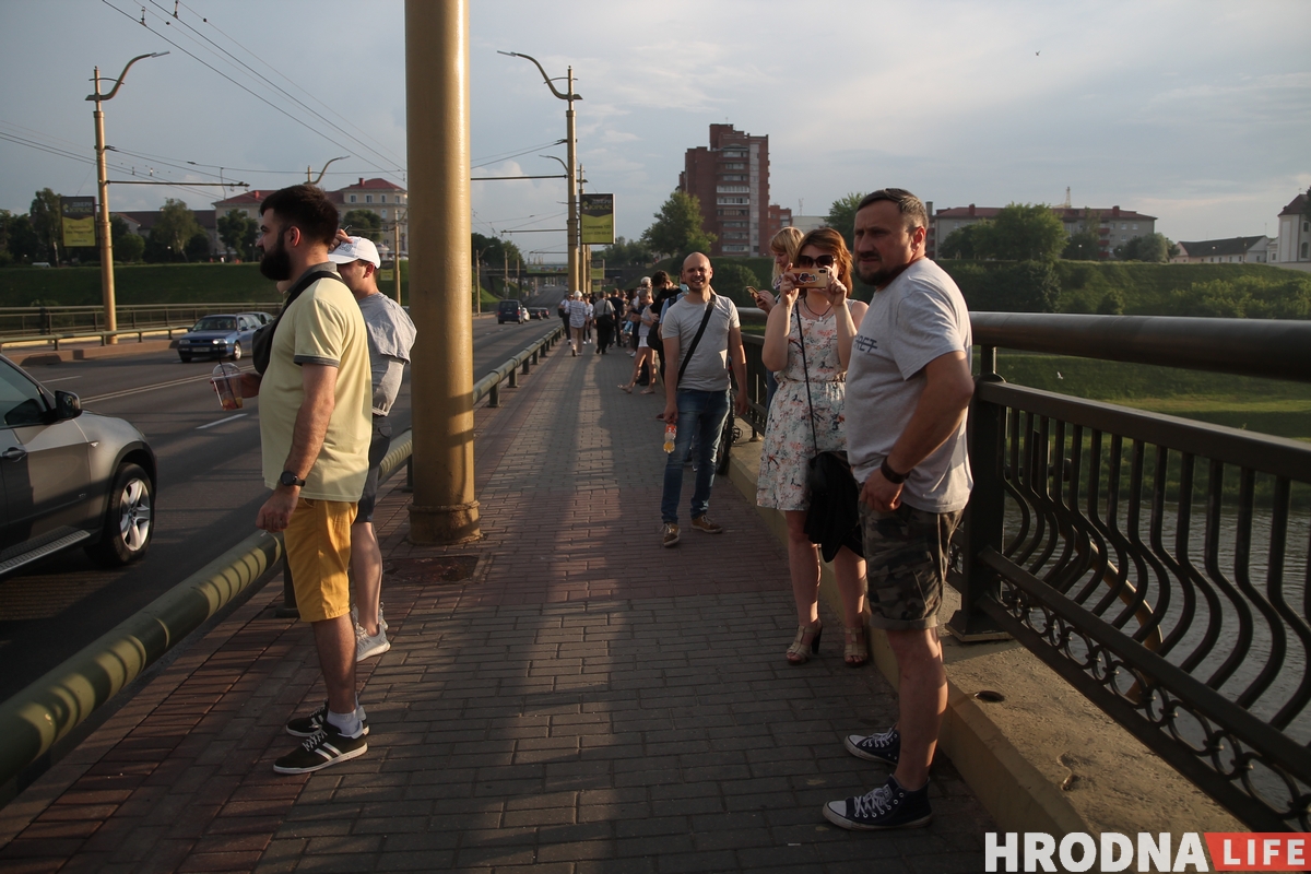 У Гродне адбылася акцыя салідарнасці з затрыманымі