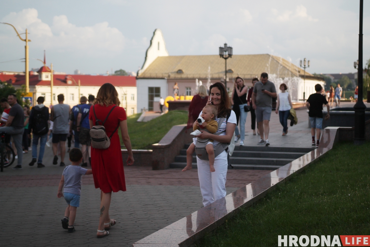 У Гродне адбылася акцыя салідарнасці з затрыманымі