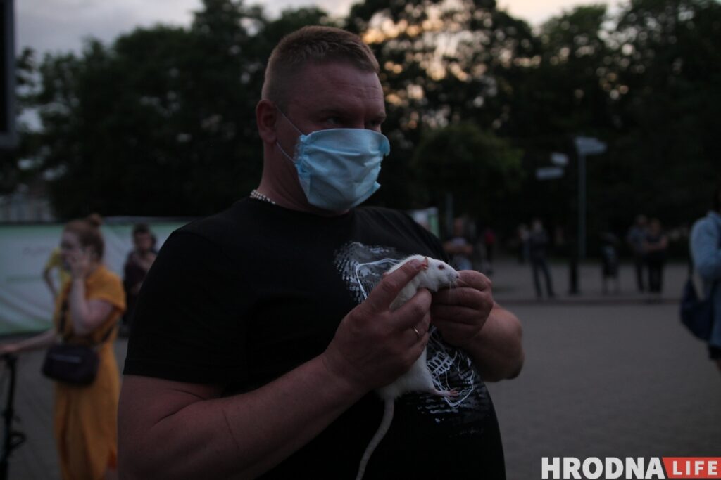 У Гродне адбылася акцыя салідарнасці з затрыманымі