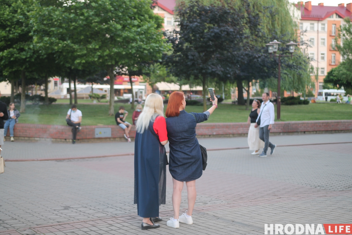 У Гродне адбылася акцыя салідарнасці з затрыманымі