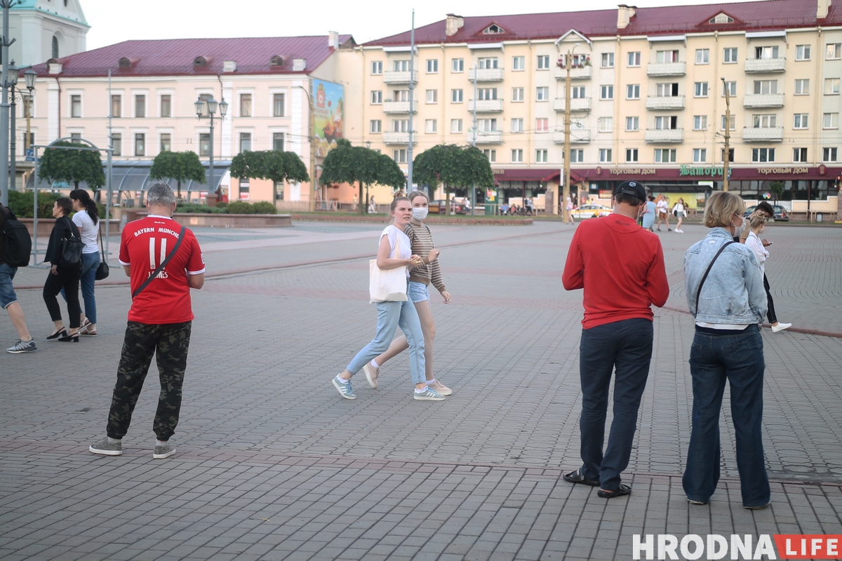 У Гродне адбылася акцыя салідарнасці з затрыманымі