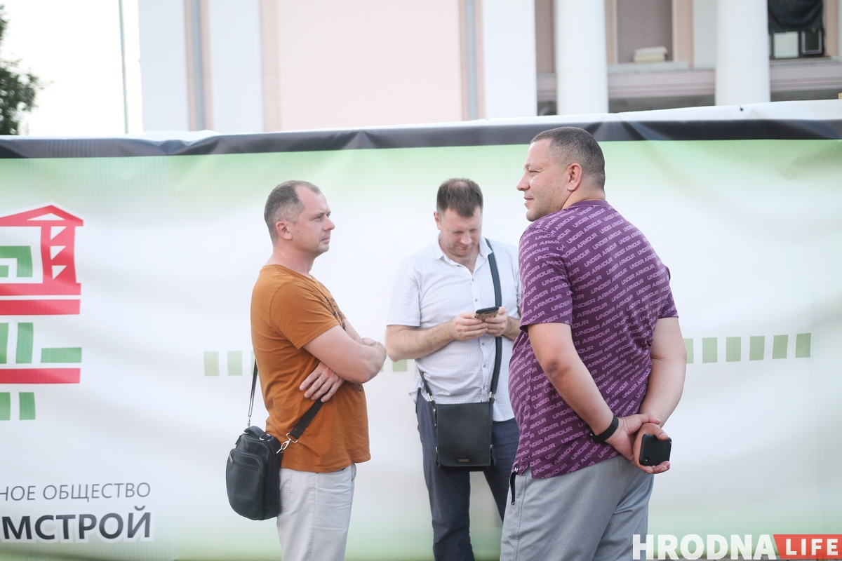 У Гродне адбылася акцыя салідарнасці з затрыманымі