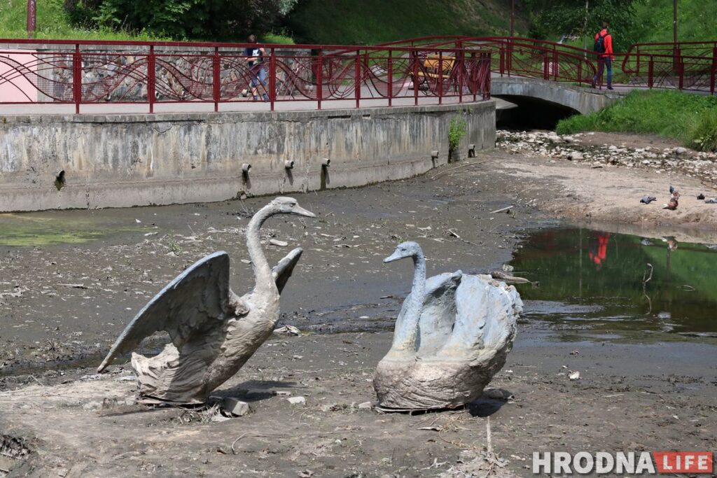 «Такога яшчэ не было». Чаму знікла вада з сажалкі на Віленскай?