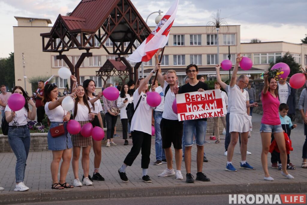 Ад 20 да 4000 чалавек: як пратэставалі гарады і вёскі Гродзенскай вобласці