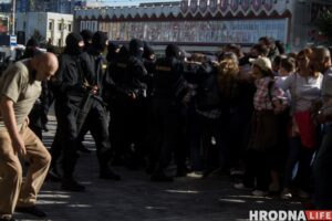 16-гадовага студэнта аштрафавалі за ўдзел у акцыі пратэсту і паставілі на ўлік у міліцыю