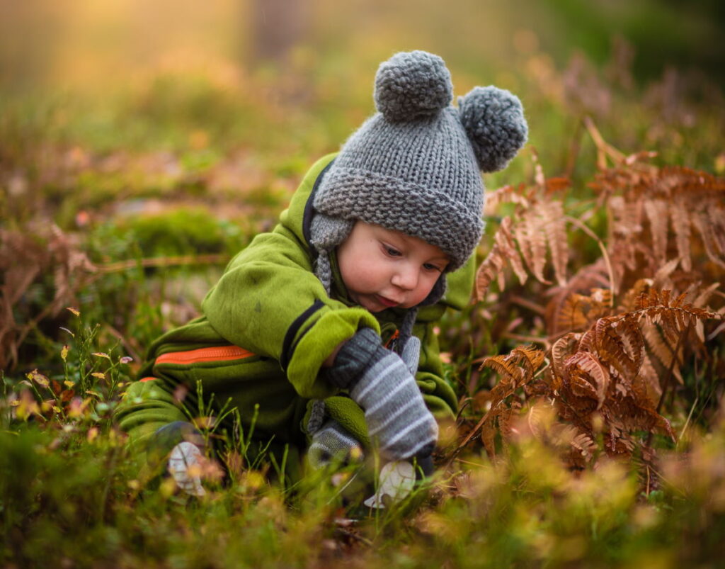 ребенок дети осень