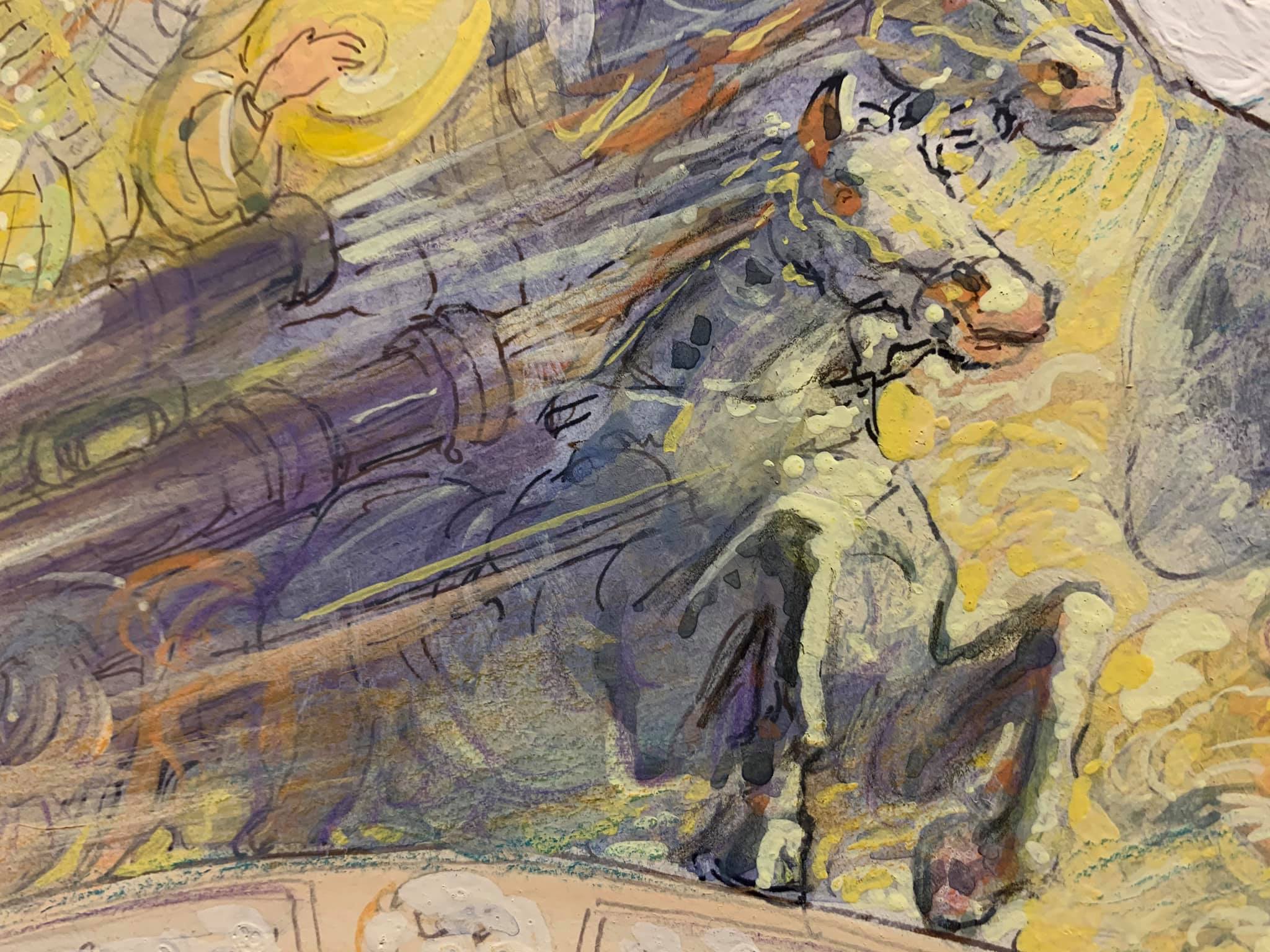 Беларусацэнтрычнасць ці крывадушнасць? Чаму роспісы Старога замка ад Алеся Пушкіна выклікаюць спрэчкі