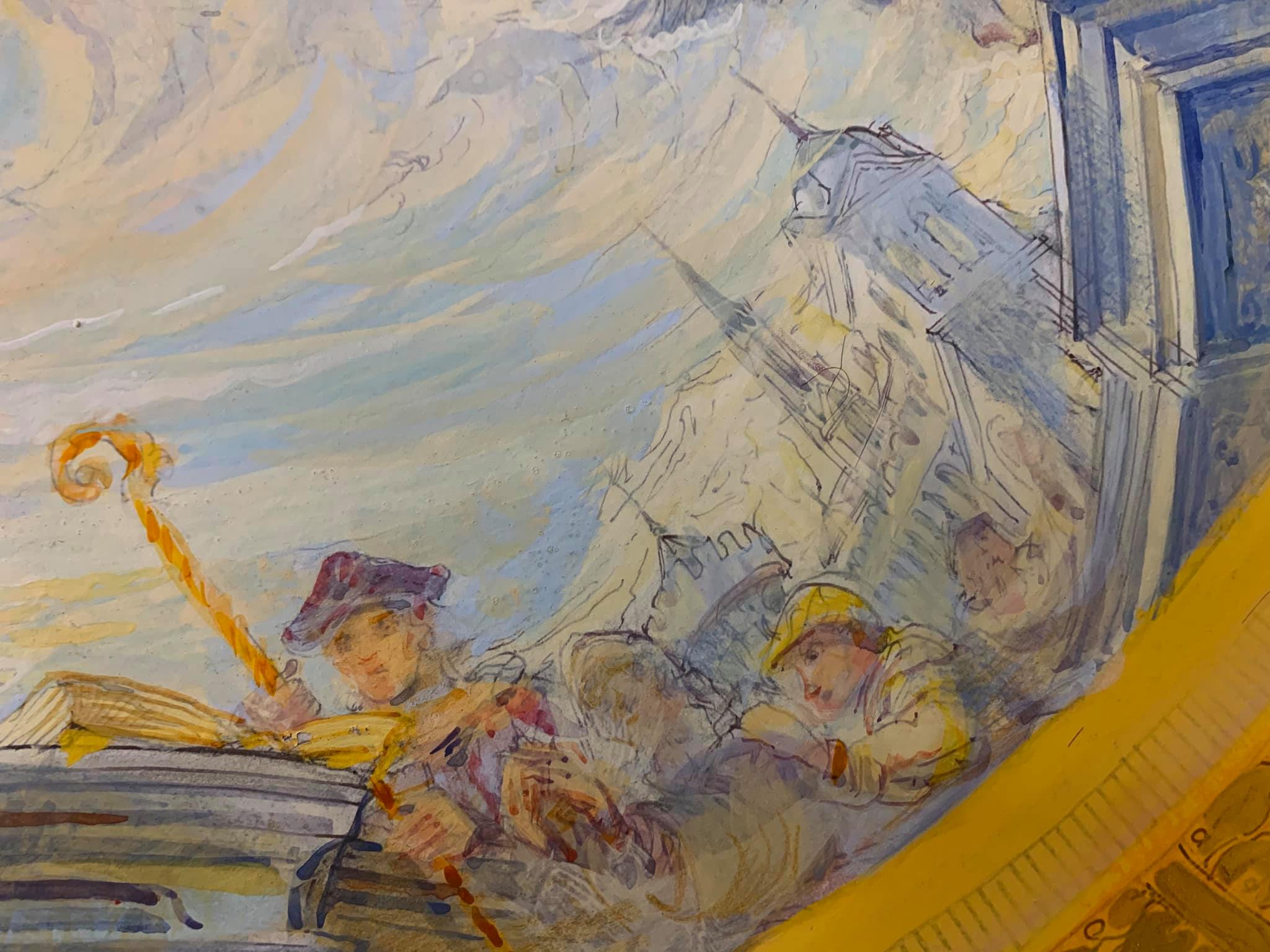 Беларусацэнтрычнасць ці крывадушнасць? Чаму роспісы Старога замка ад Алеся Пушкіна выклікаюць спрэчкі