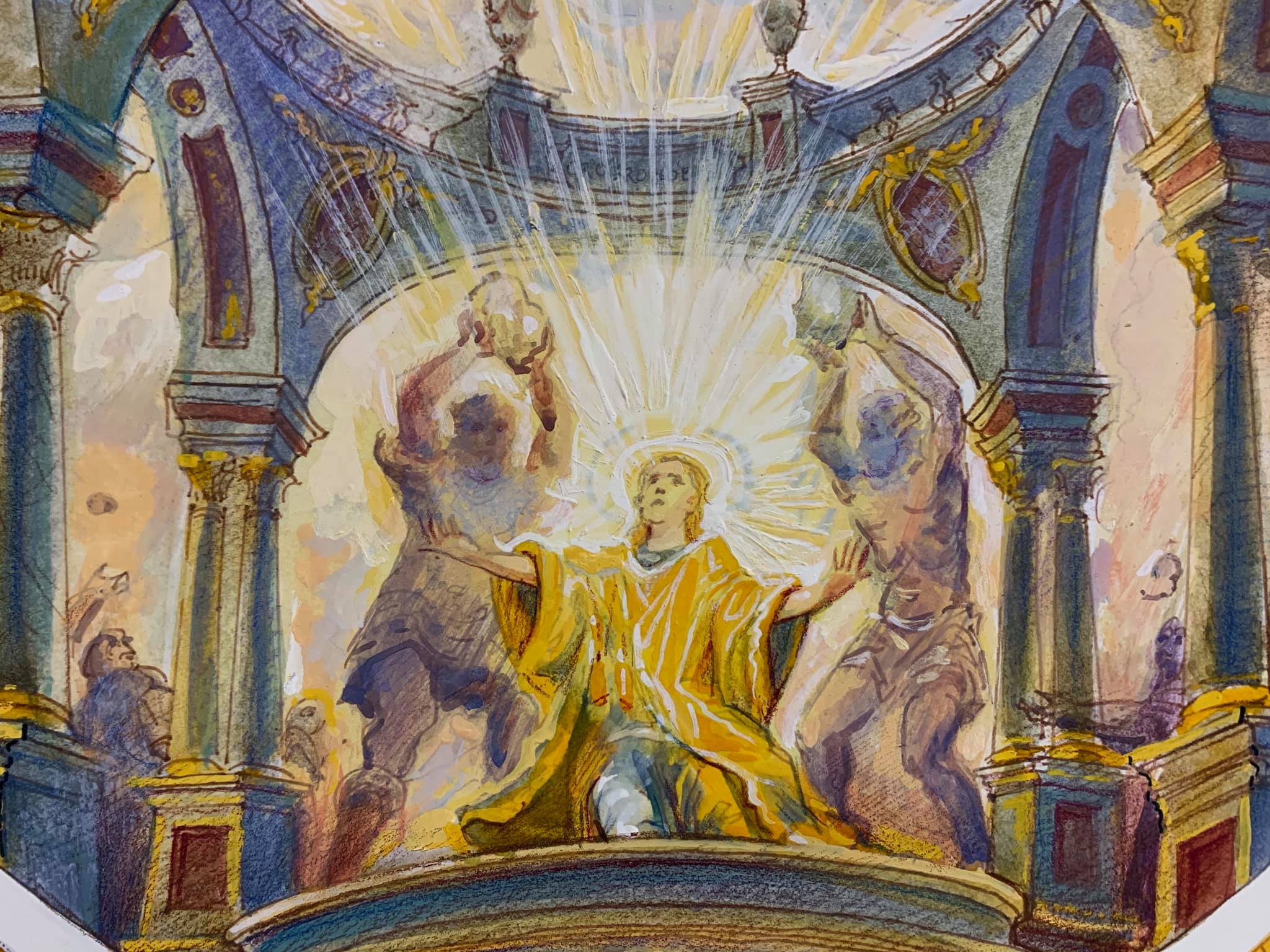 Беларусацэнтрычнасць ці крывадушнасць? Чаму роспісы Старога замка ад Алеся Пушкіна выклікаюць спрэчкі