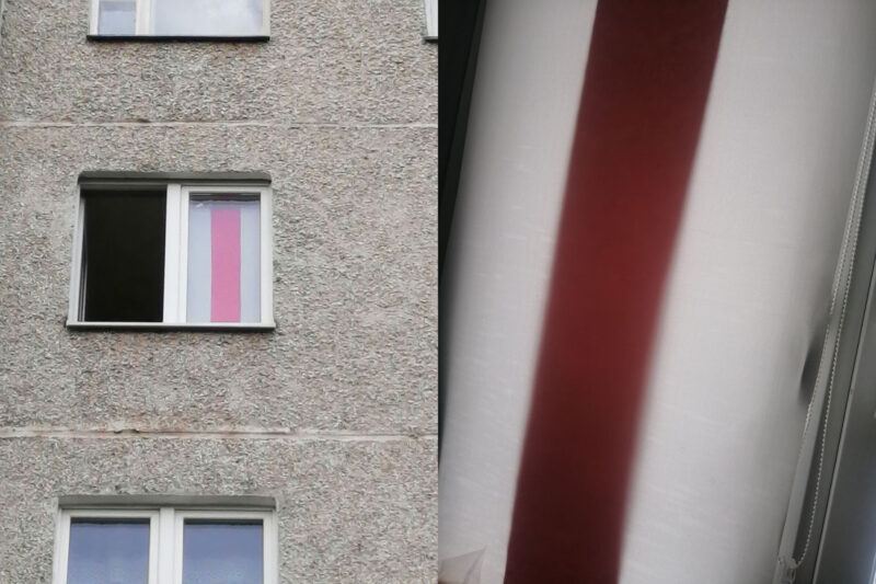 Гродзенка атрымала штраф за штору ў акне дома - яна была падобная на БЧБ-сцяг