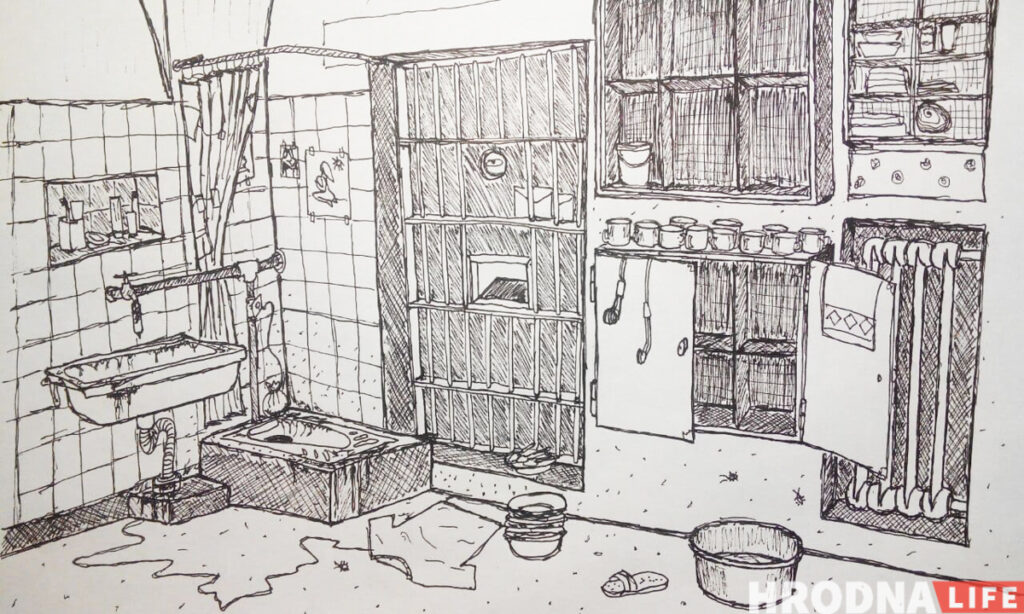 Унітаз затыкаюць хлебам, вяроўкі робяць з пакетаў. Як выжываюць вязні гродзенскай турмы