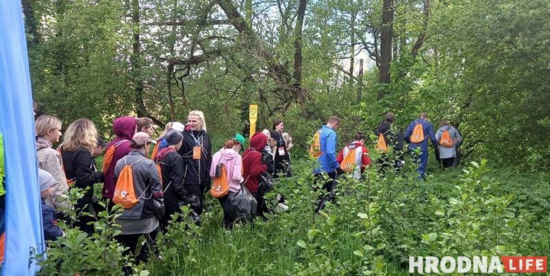 "Весела і з карысцю". Гродзенцы за гадзіну забегу сабралі амаль 250 кілаграм смецця плоггинг забег сбор мусора в Гродно