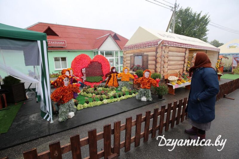 Рыбалка ў фантане, капусны боўлінг і “Цукровыя гульні”: цікавыя моманты з Дажынак у Скідзелі