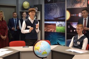 Прагуляцца па Марсе і МКС можна ў Гродне. У ліцэі №1 адкрыўся клас астраноміі з тэлескопам і VR-акулярамі