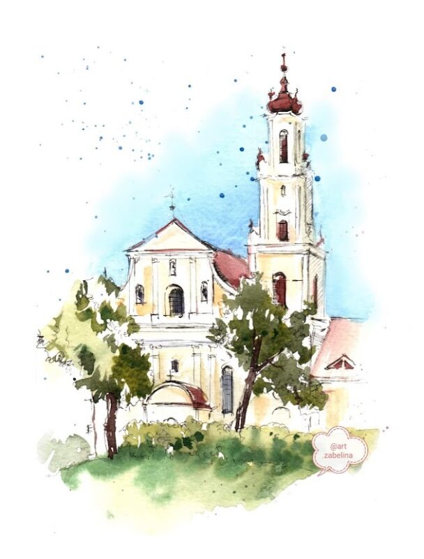 "Фатаграфія дакументуе рэальнасць, малюнак перадае пачуцці". Адкрылася выстава Кацярыны Забелінай "Любімы Гродна"