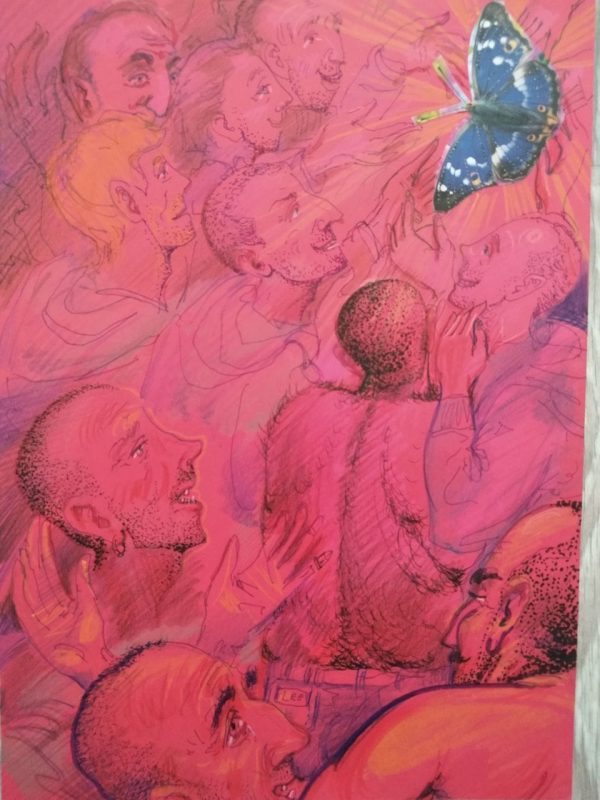 Сокамерники, бабочка и ангел на Фарном. Что рисует художник Алесь Пушкин, который в тюрьме уже 8 месяцев